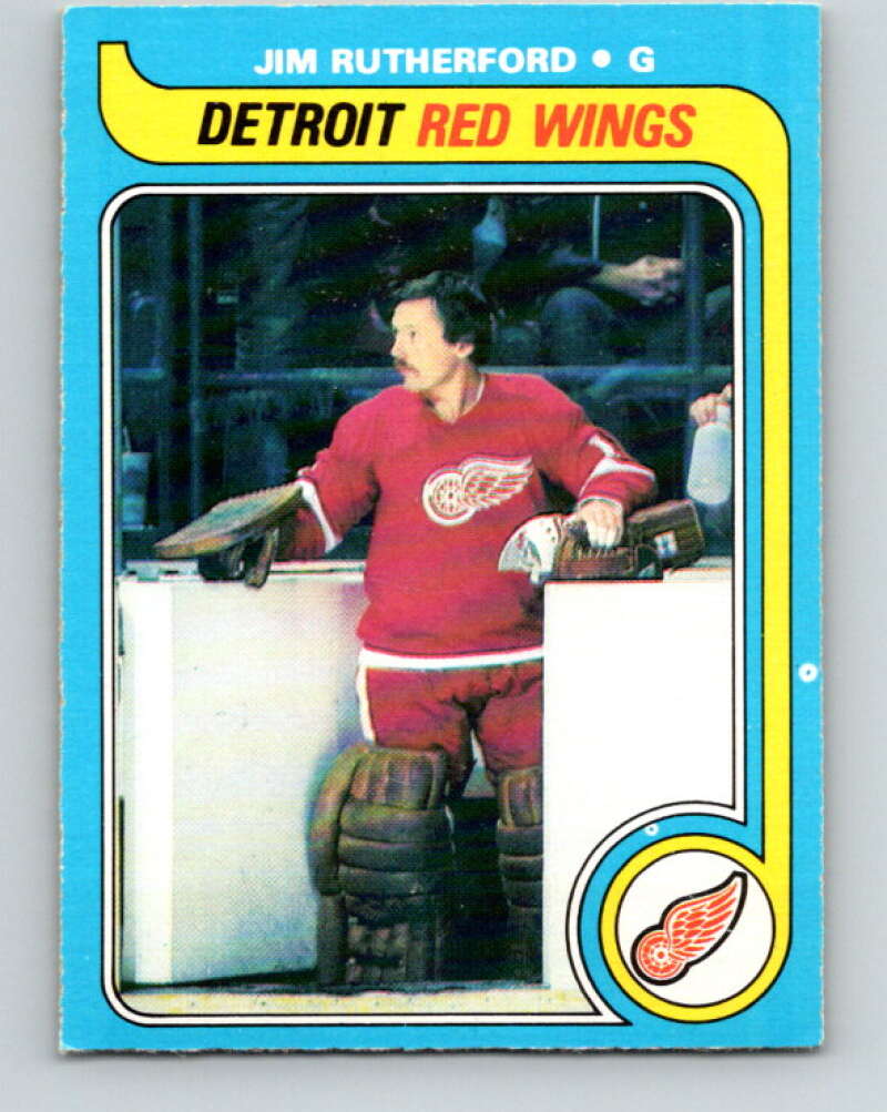 1979-80 O-Pee-Chee #122 Jim Rutherford Detroit Red Wings V17829