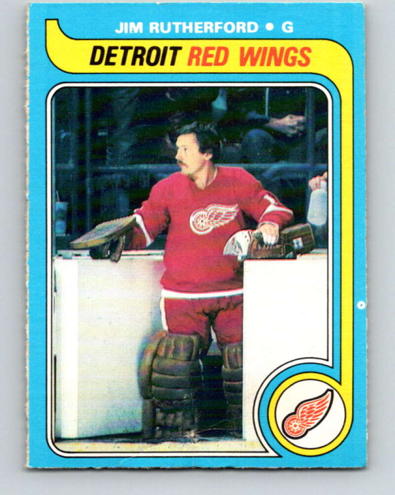 1979-80 O-Pee-Chee #122 Jim Rutherford Detroit Red Wings V17830