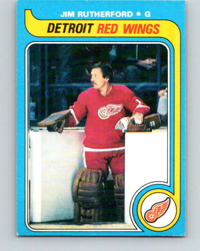 1979-80 O-Pee-Chee #122 Jim Rutherford Detroit Red Wings V17836