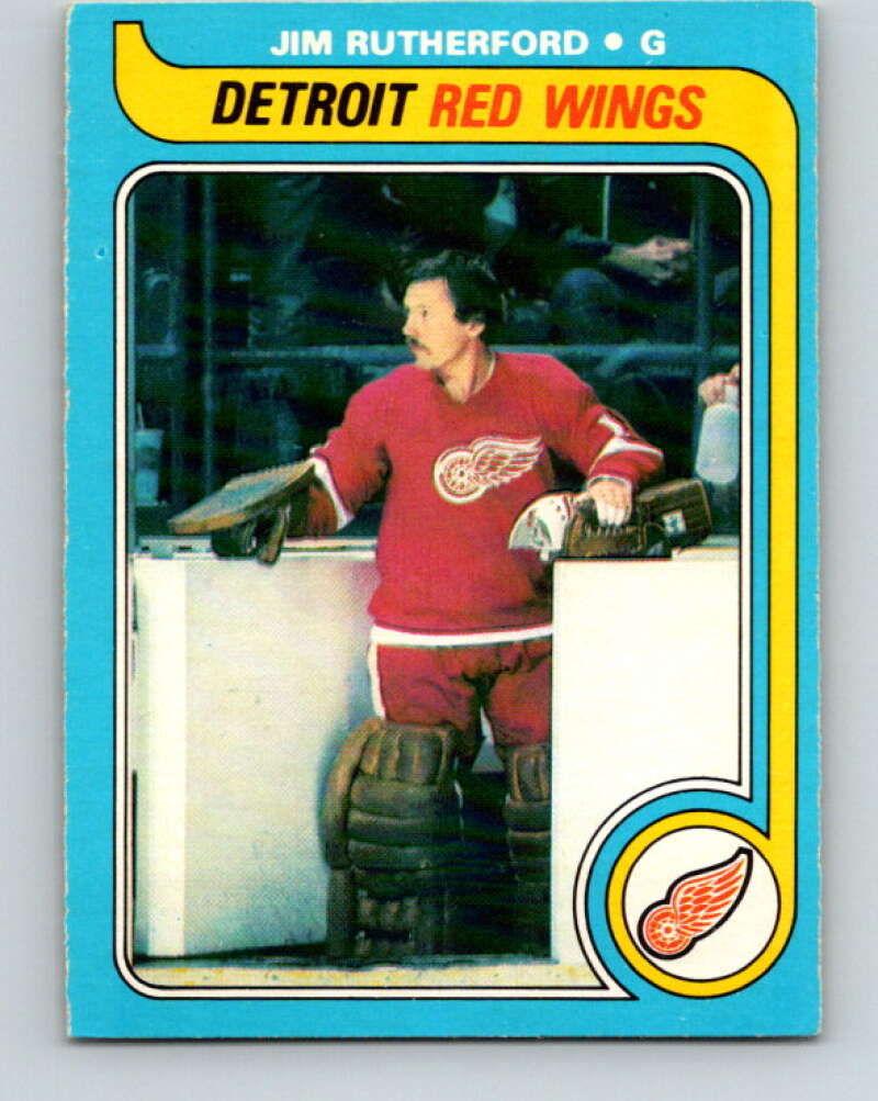 1979-80 O-Pee-Chee #122 Jim Rutherford Detroit Red Wings V17839