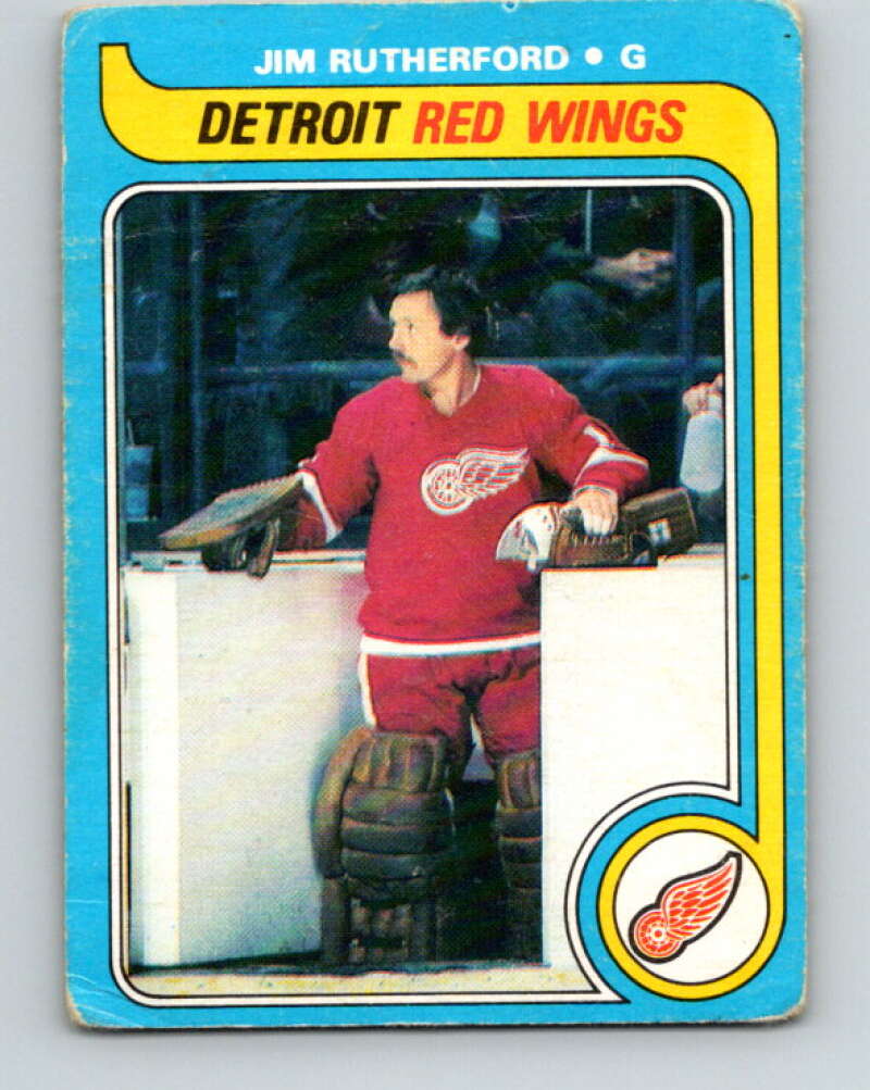 1979-80 O-Pee-Chee #122 Jim Rutherford Detroit Red Wings V17841