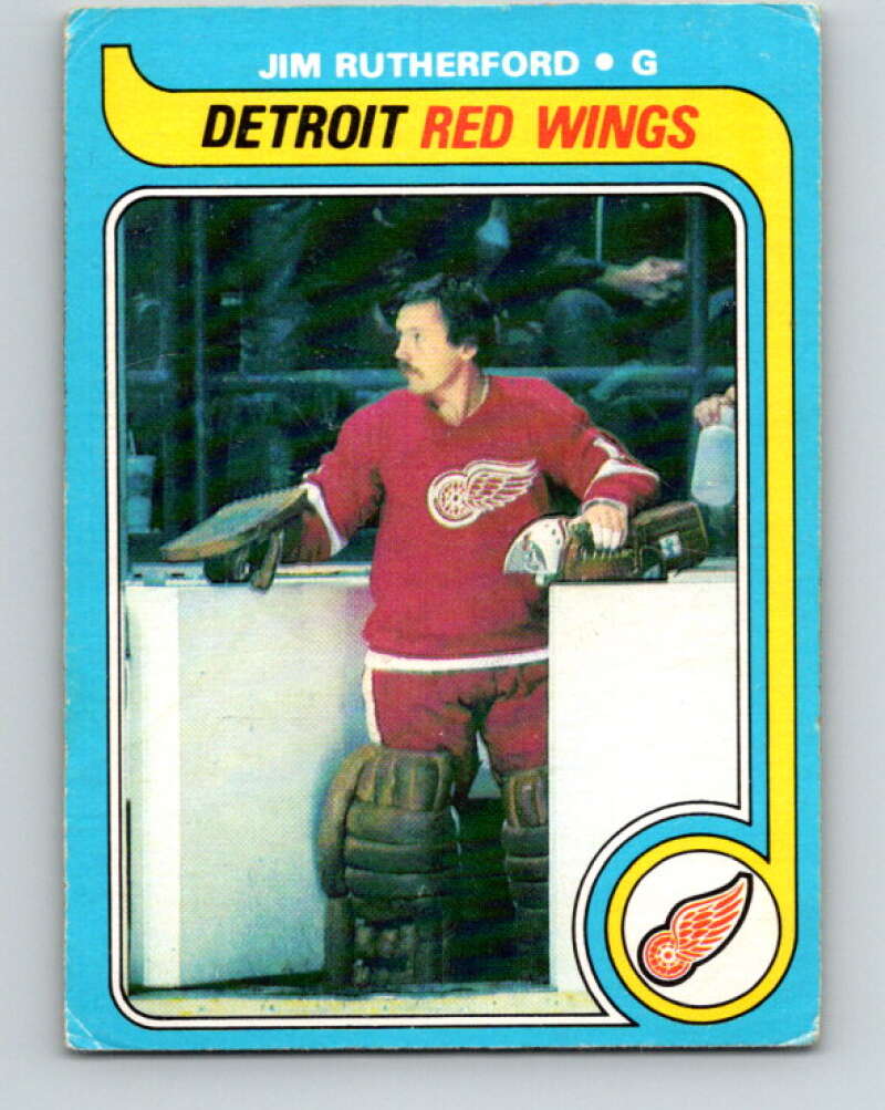 1979-80 O-Pee-Chee #122 Jim Rutherford Detroit Red Wings V17842