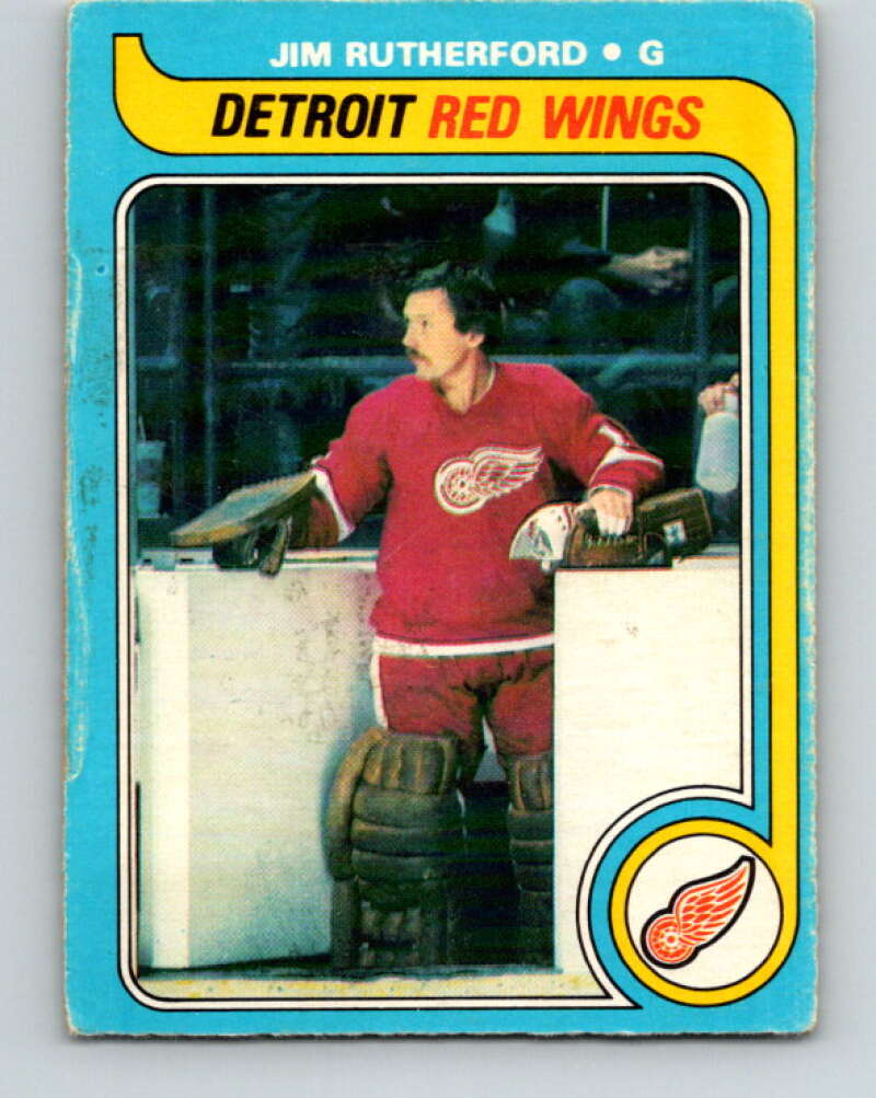 1979-80 O-Pee-Chee #122 Jim Rutherford Detroit Red Wings V17843
