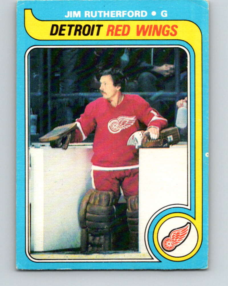 1979-80 O-Pee-Chee #122 Jim Rutherford Detroit Red Wings V17844