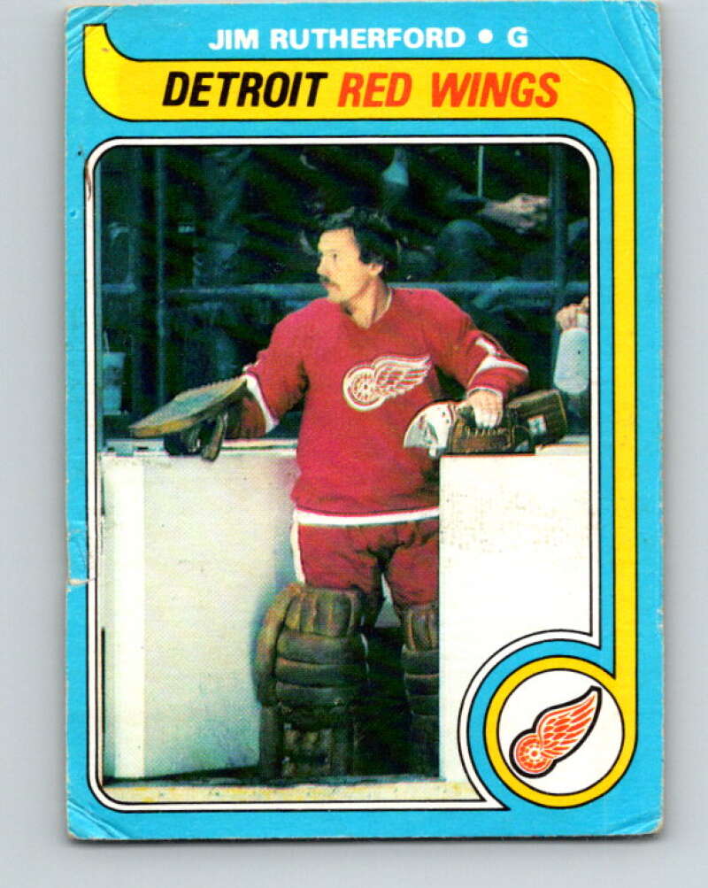 1979-80 O-Pee-Chee #122 Jim Rutherford Detroit Red Wings V17845