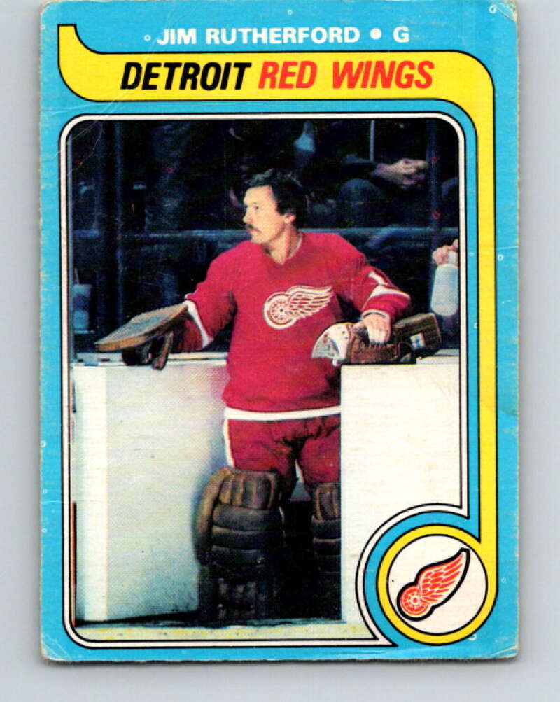 1979-80 O-Pee-Chee #122 Jim Rutherford Detroit Red Wings V17846