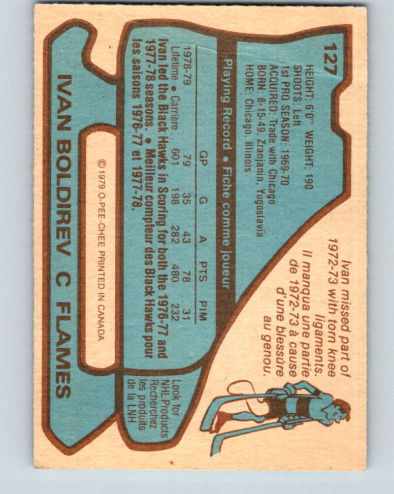 1979-80 O-Pee-Chee #127 Ivan Boldirev Atlanta Flames V17882