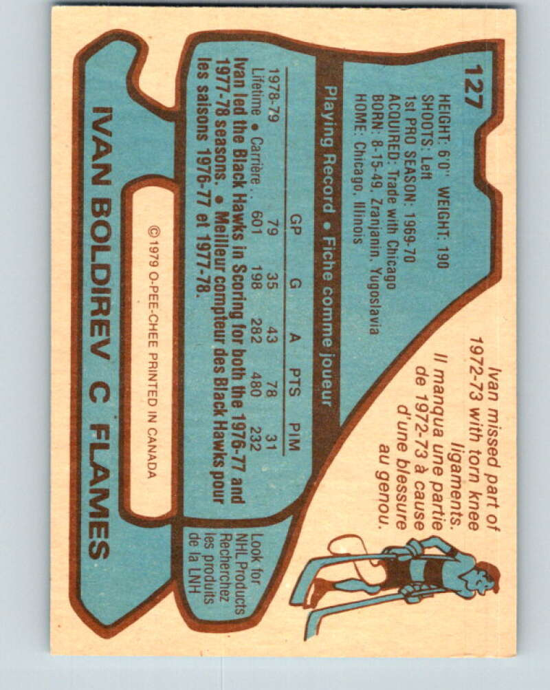 1979-80 O-Pee-Chee #127 Ivan Boldirev Atlanta Flames V17886