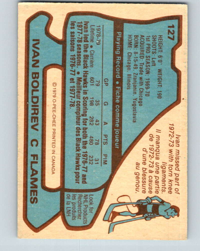 1979-80 O-Pee-Chee #127 Ivan Boldirev Atlanta Flames V17892