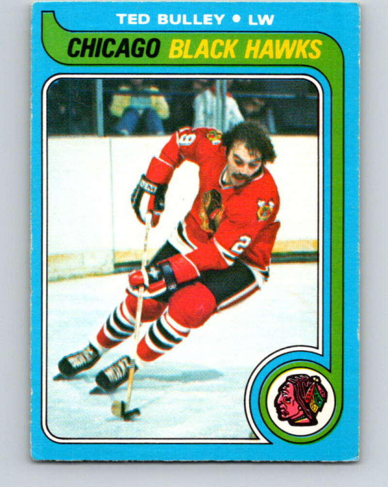 1979-80 O-Pee-Chee #128 Ted Bulley Chicago Blackhawks V17895