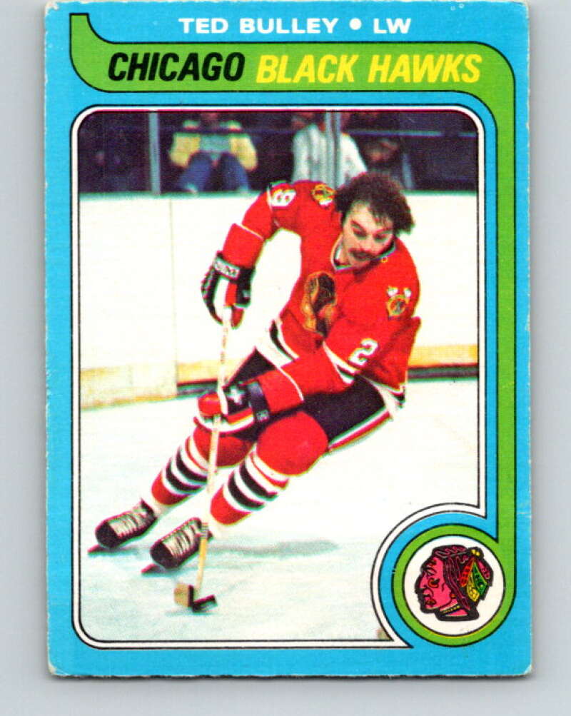 1979-80 O-Pee-Chee #128 Ted Bulley Chicago Blackhawks V17897