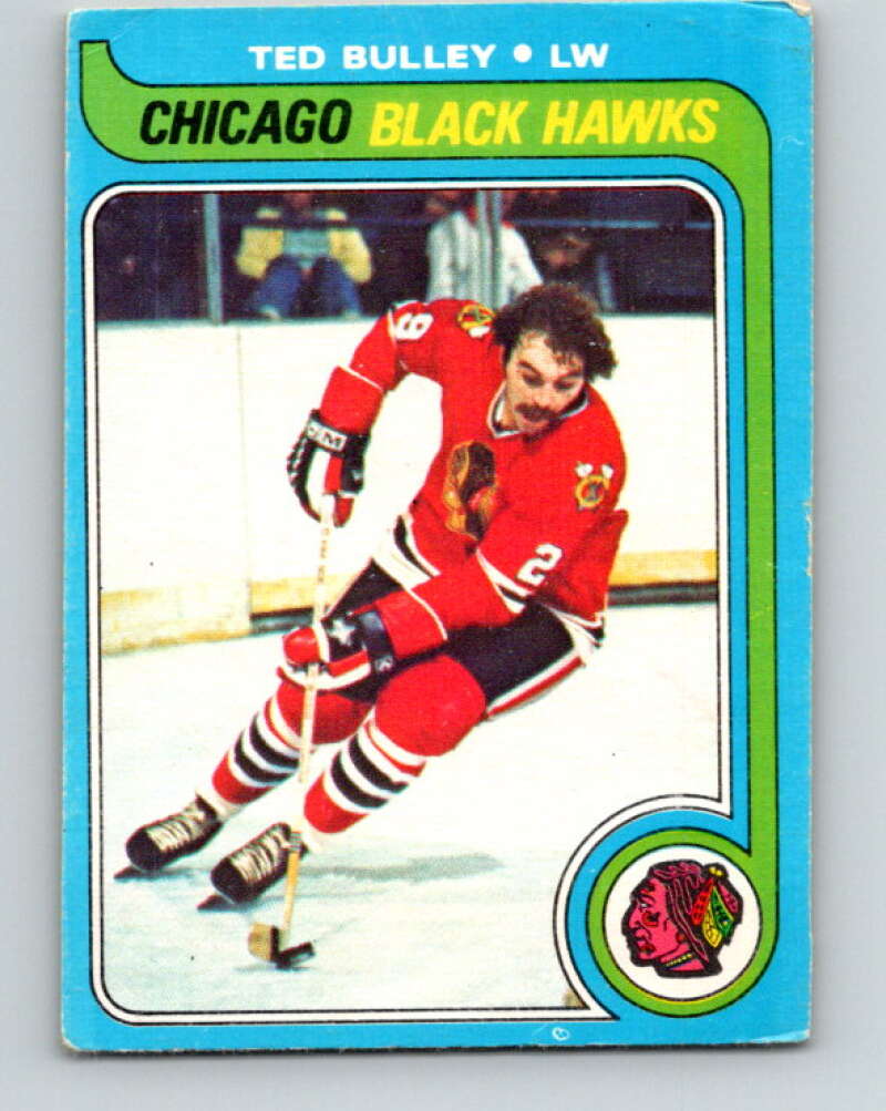 1979-80 O-Pee-Chee #128 Ted Bulley Chicago Blackhawks V17898