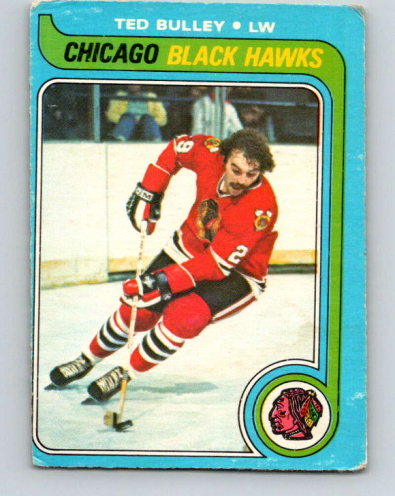 1979-80 O-Pee-Chee #128 Ted Bulley Chicago Blackhawks V17899