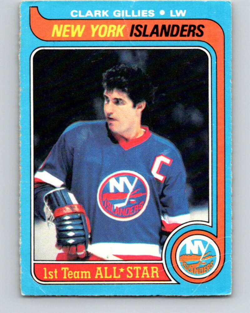 1979-80 O-Pee-Chee #130 Clark Gillies AS New York Islanders V17923
