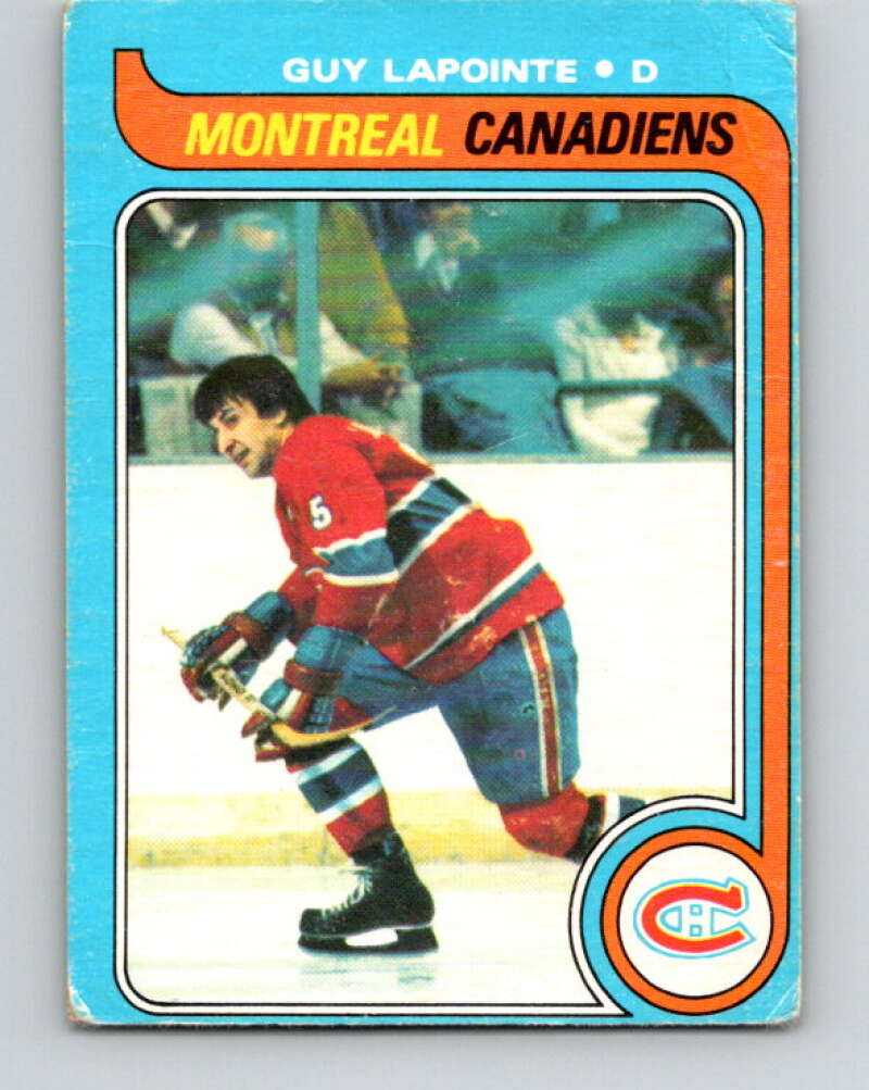 1979-80 O-Pee-Chee #135 Guy Lapointe Montreal Canadiens V17974