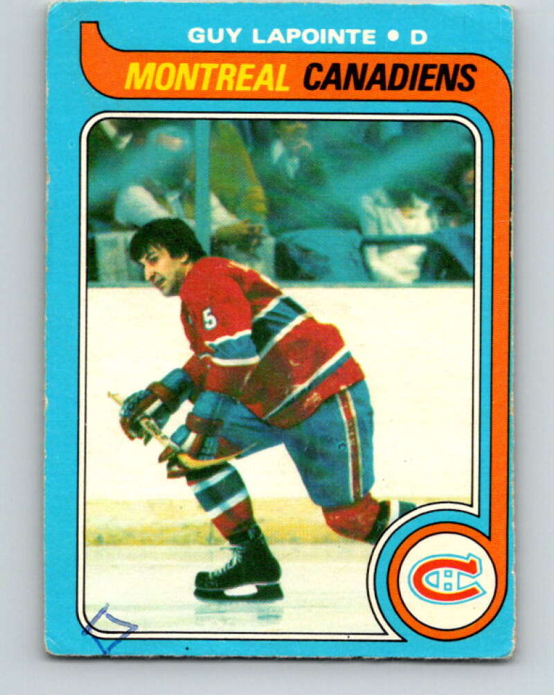 1979-80 O-Pee-Chee #135 Guy Lapointe Montreal Canadiens V17975