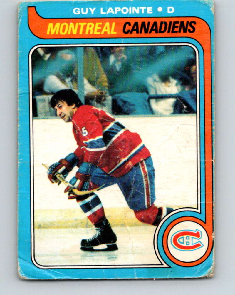 1979-80 O-Pee-Chee #135 Guy Lapointe Montreal Canadiens V17977