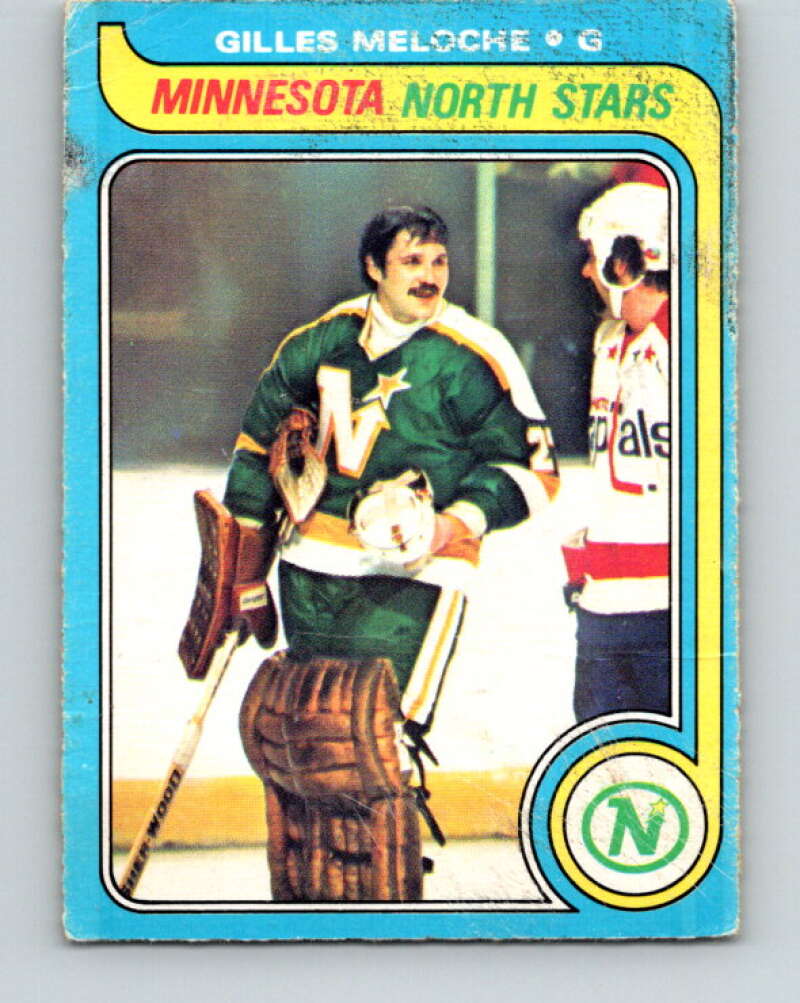 1979-80 O-Pee-Chee #136 Gilles Meloche Minnesota North Stars V17988