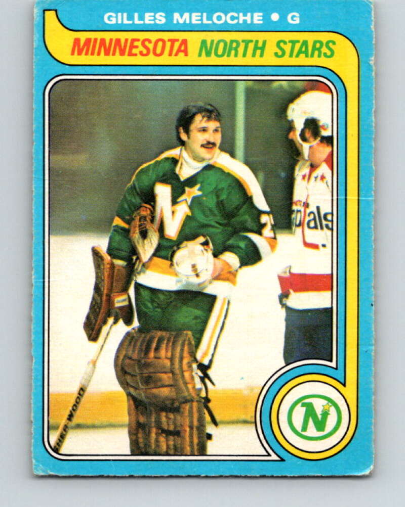 1979-80 O-Pee-Chee #136 Gilles Meloche Minnesota North Stars V17990