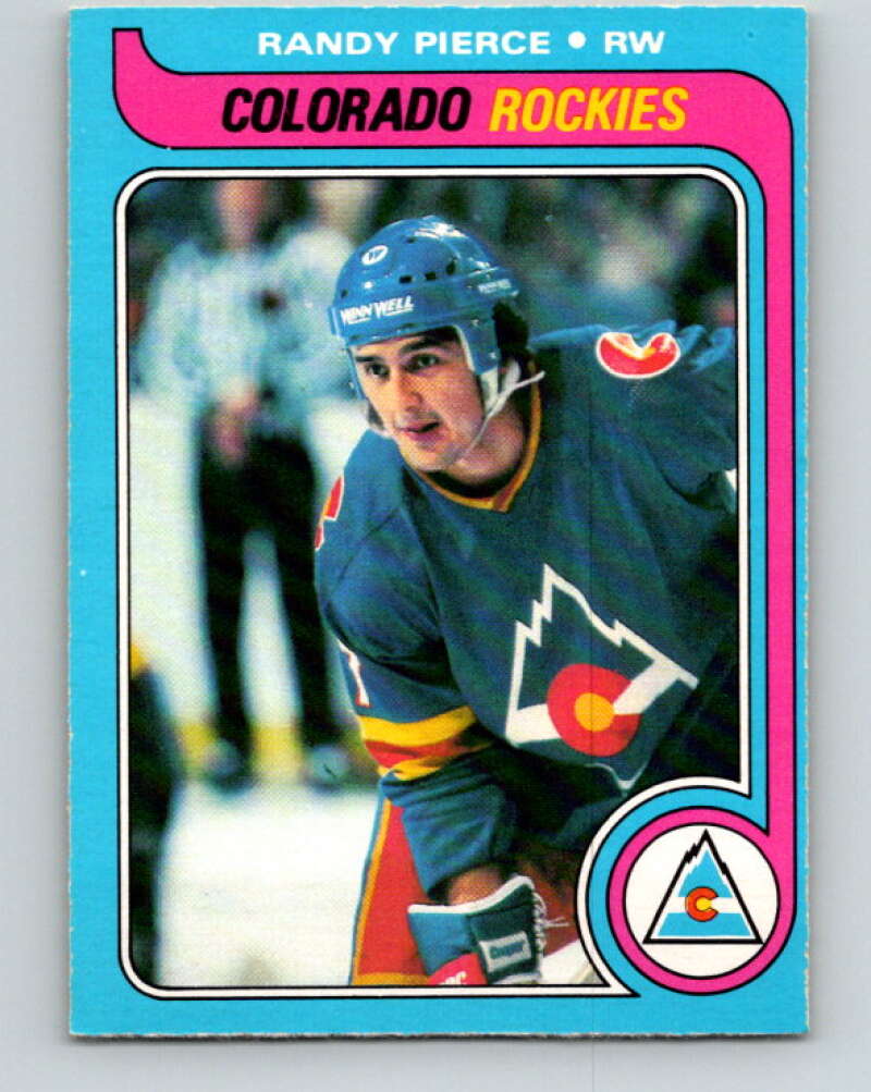 1979-80 O-Pee-Chee #137 Randy Pierce UER RC Rookie Colorado Rockies V17991