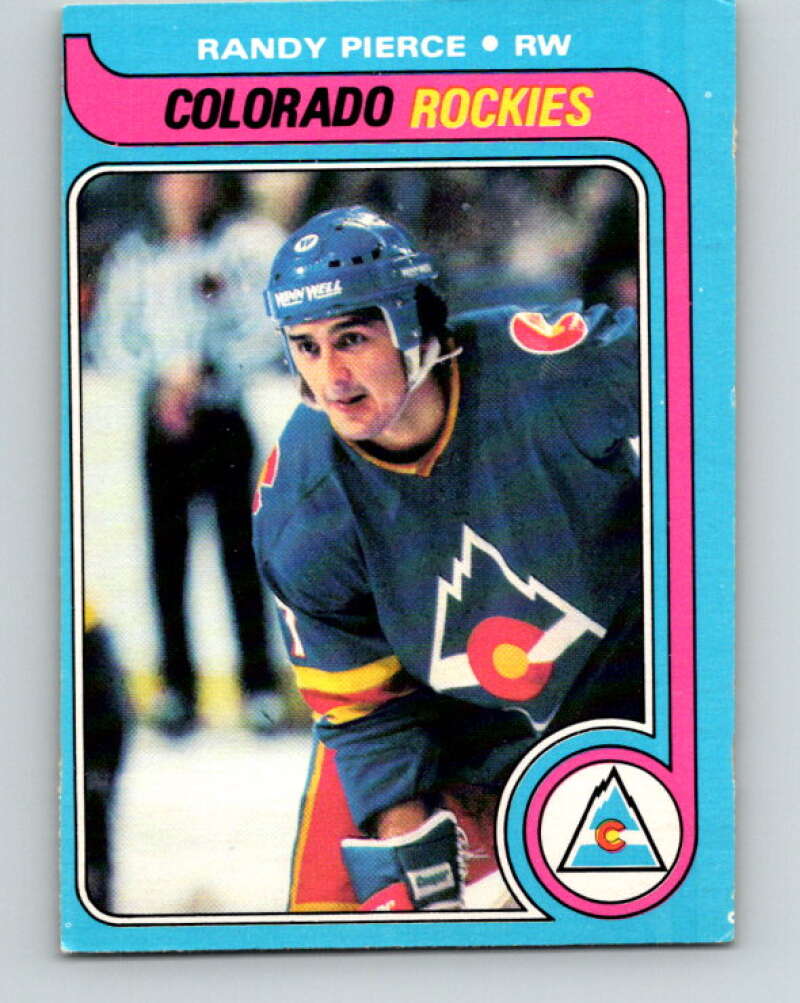 1979-80 O-Pee-Chee #137 Randy Pierce UER RC Rookie Colorado Rockies V17993