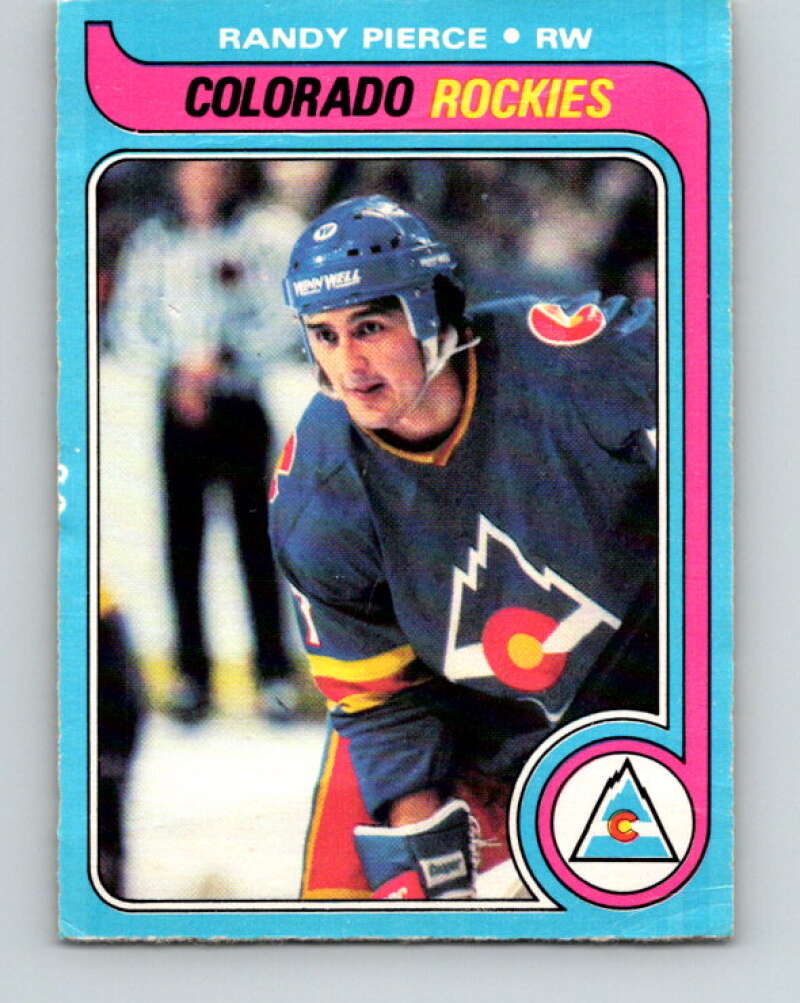 1979-80 O-Pee-Chee #137 Randy Pierce UER RC Rookie Colorado Rockies V17994