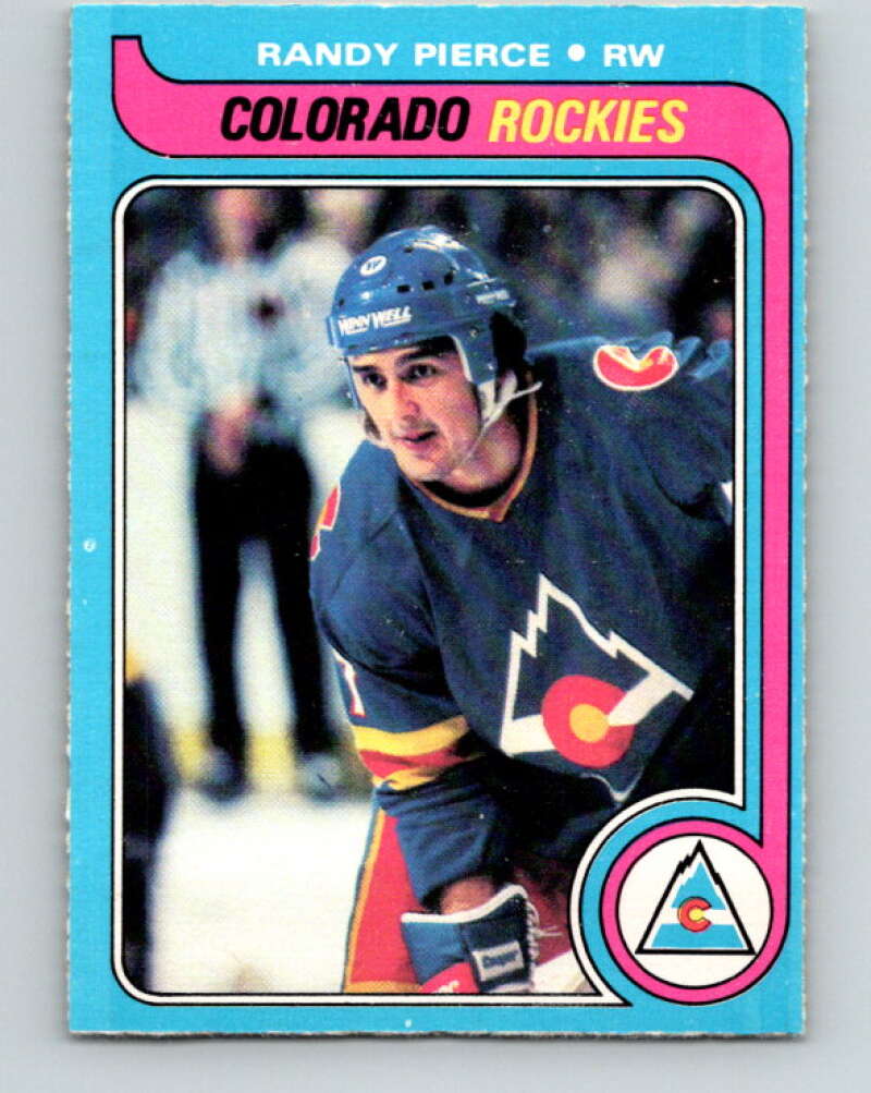 1979-80 O-Pee-Chee #137 Randy Pierce UER RC Rookie Colorado Rockies V17995