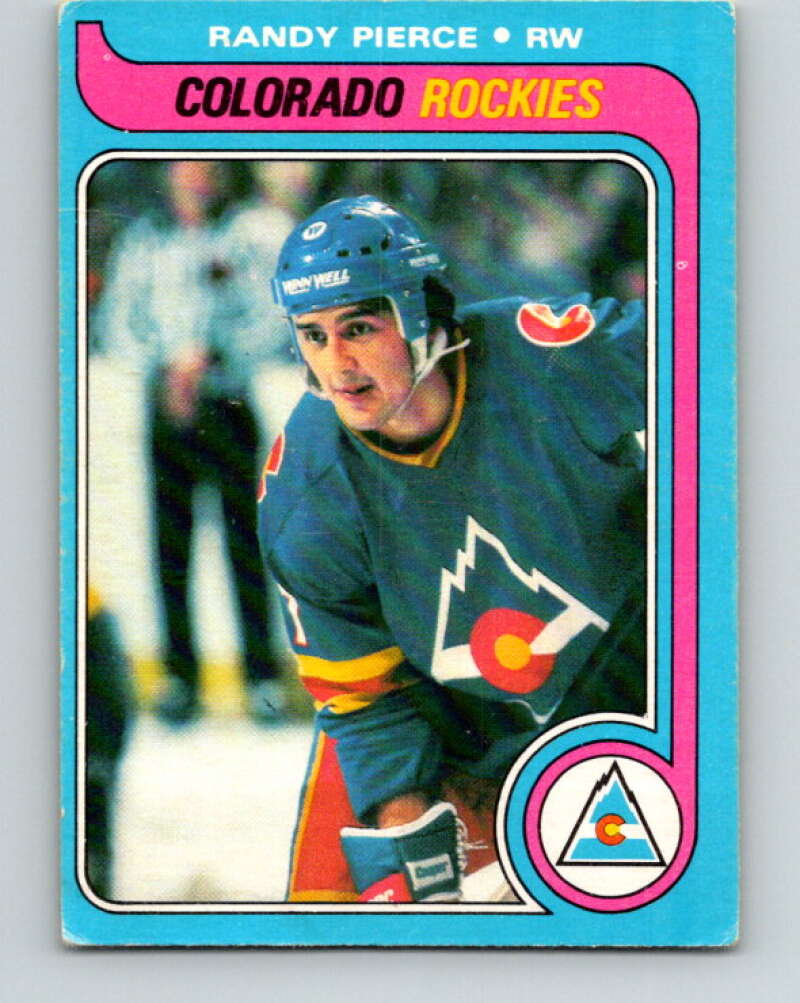 1979-80 O-Pee-Chee #137 Randy Pierce UER RC Rookie Colorado Rockies V18006