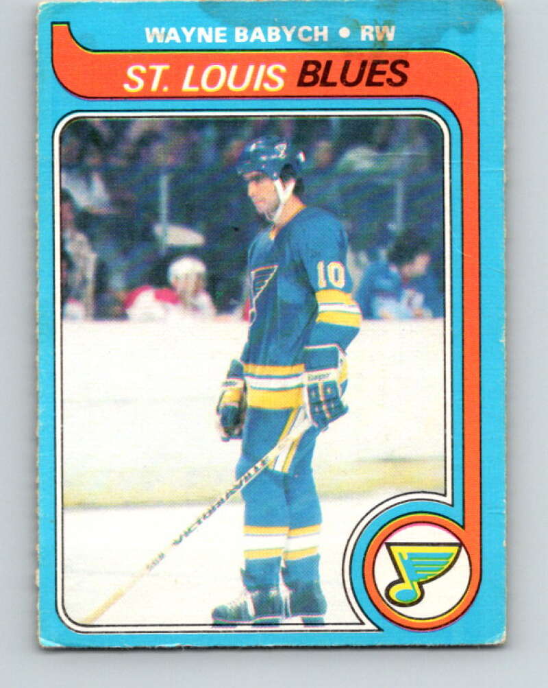 1979-80 O-Pee-Chee #142 Wayne Babych RC Rookie St. Louis Blues V18043
