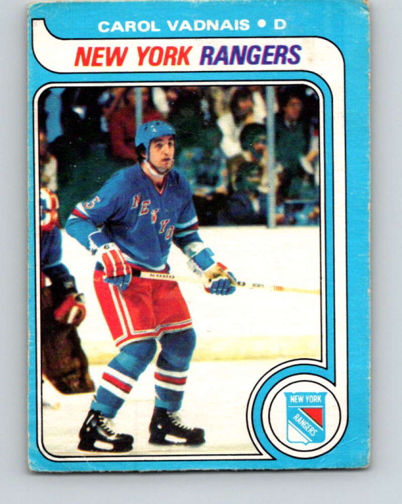 1979-80 O-Pee-Chee #145 Carol Vadnais New York Rangers V18062