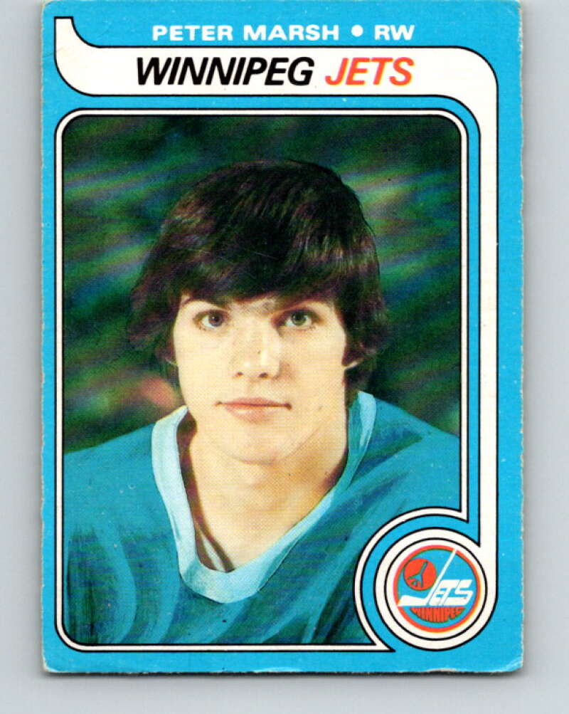 1979-80 O-Pee-Chee #147 Peter Marsh RC Rookie Winnipeg Jets V18077