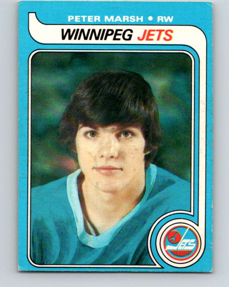 1979-80 O-Pee-Chee #147 Peter Marsh RC Rookie Winnipeg Jets V18078