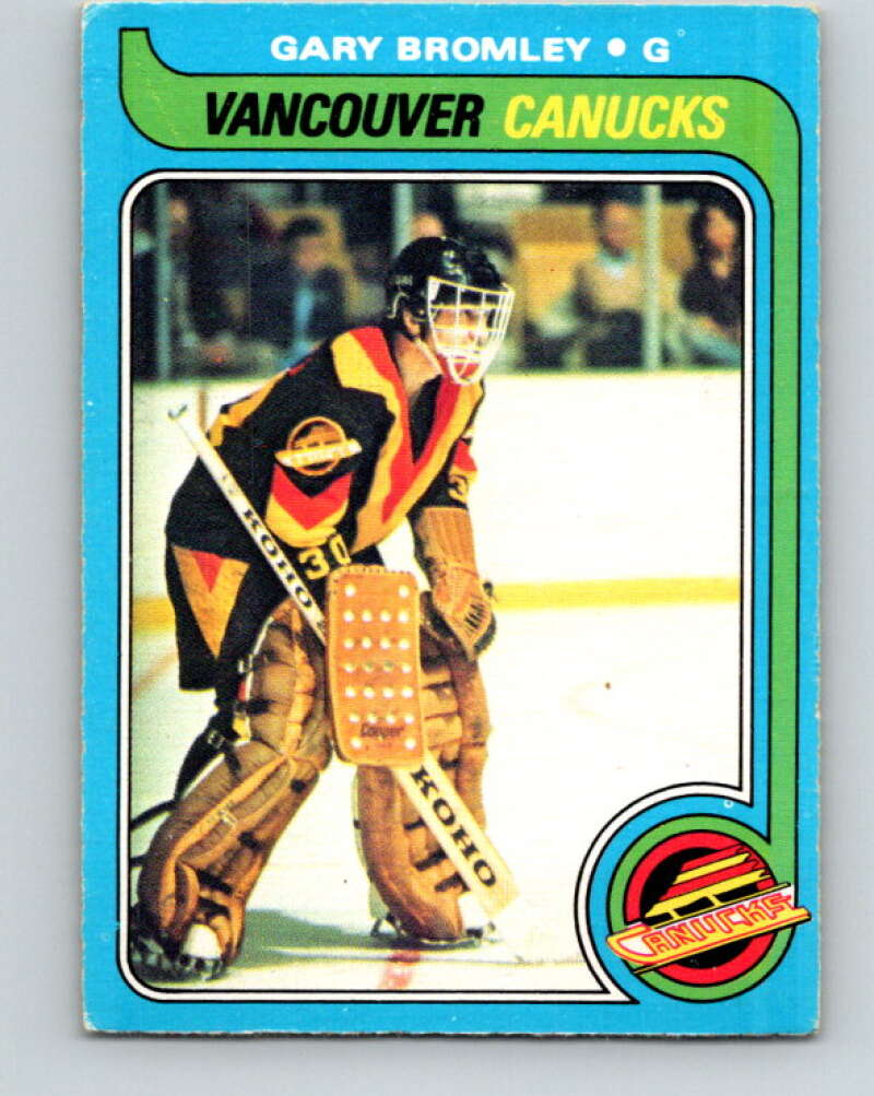 1979-80 O-Pee-Chee #167 Gary Bromley UER Vancouver Canucks V18260