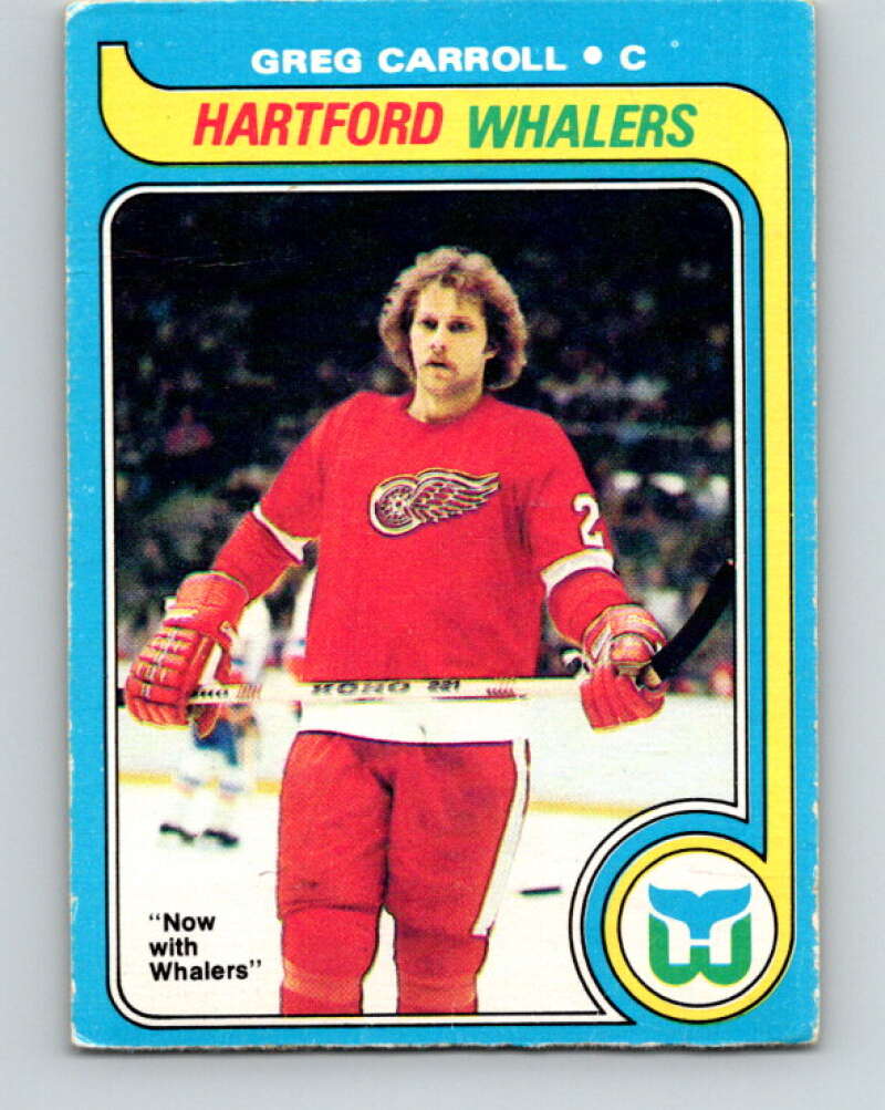 1979-80 O-Pee-Chee #184 Greg Carroll RC Rookie Hartford Whalers V18455