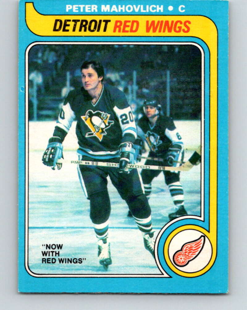 1979-80 O-Pee-Chee #187 Pete Mahovlich Detroit Red Wings V18472