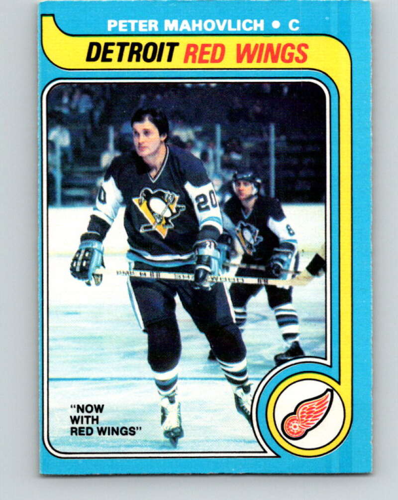 1979-80 O-Pee-Chee #187 Pete Mahovlich Detroit Red Wings V18473