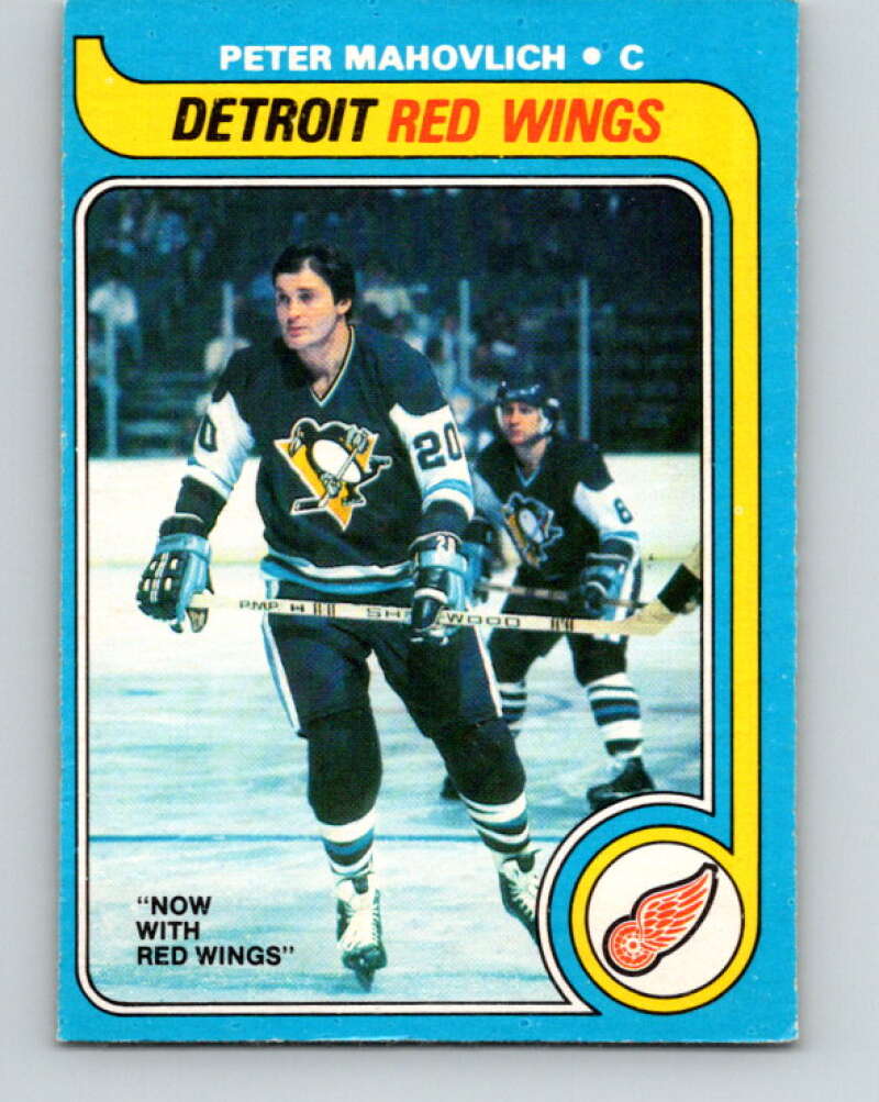 1979-80 O-Pee-Chee #187 Pete Mahovlich Detroit Red Wings V18474
