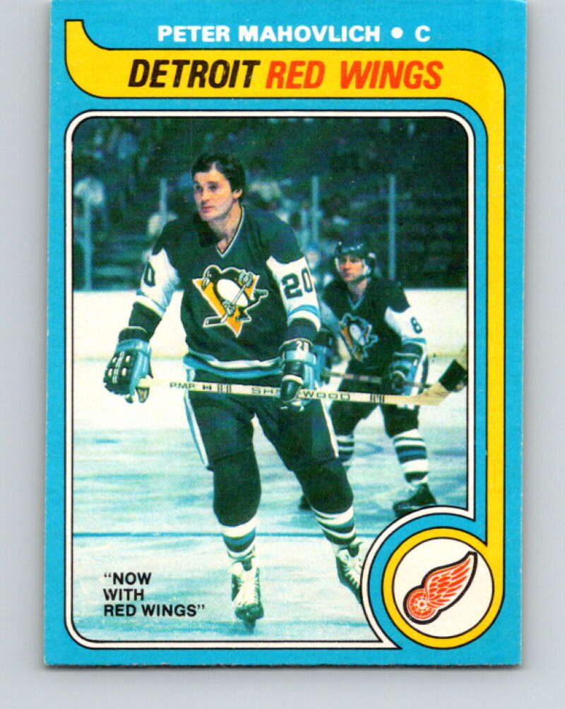 1979-80 O-Pee-Chee #187 Pete Mahovlich Detroit Red Wings V18475