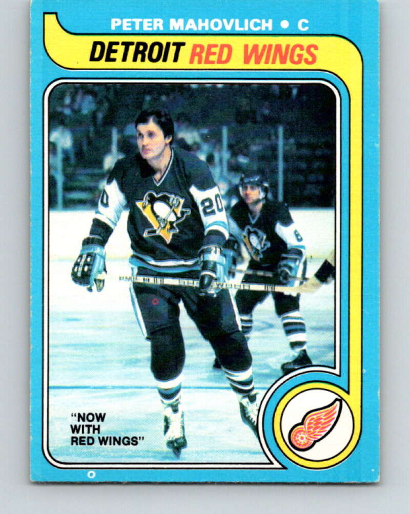 1979-80 O-Pee-Chee #187 Pete Mahovlich Detroit Red Wings V18476