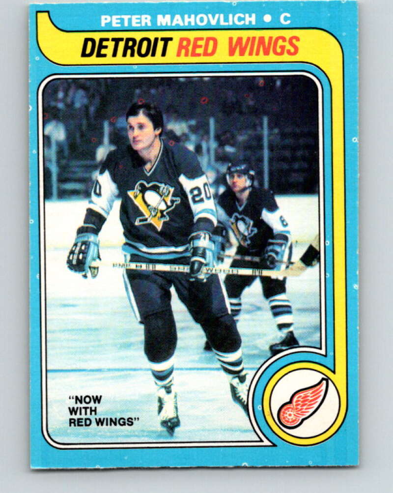1979-80 O-Pee-Chee #187 Pete Mahovlich Detroit Red Wings V18477