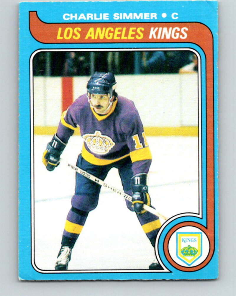 1979-80 O-Pee-Chee #191 Charlie Simmer RC Rookie Los Angeles Kings V18506