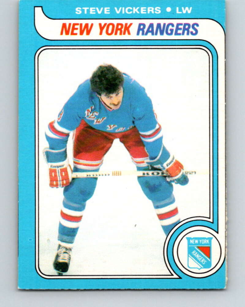 1979-80 O-Pee-Chee #195 Steve Vickers New York Rangers V18552