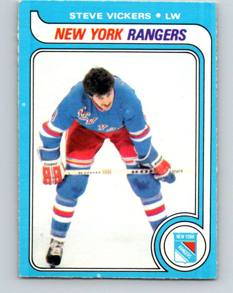 1979-80 O-Pee-Chee #195 Steve Vickers New York Rangers V18563