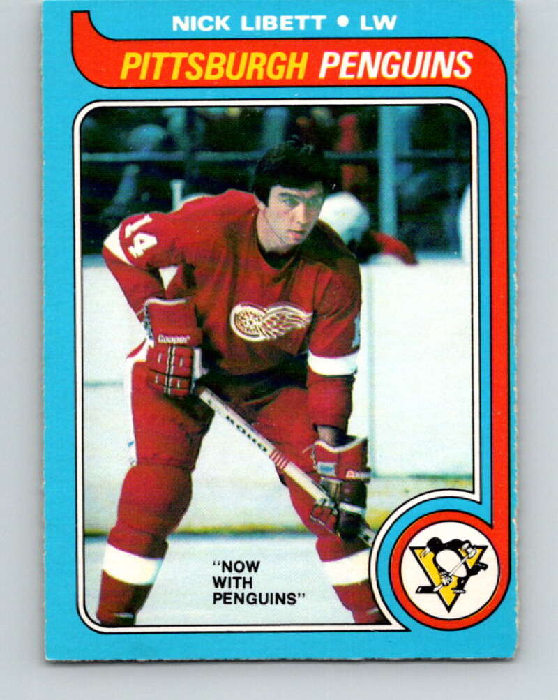 1979-80 O-Pee-Chee #198 Nick Libett Pittsburgh Penguins V18591
