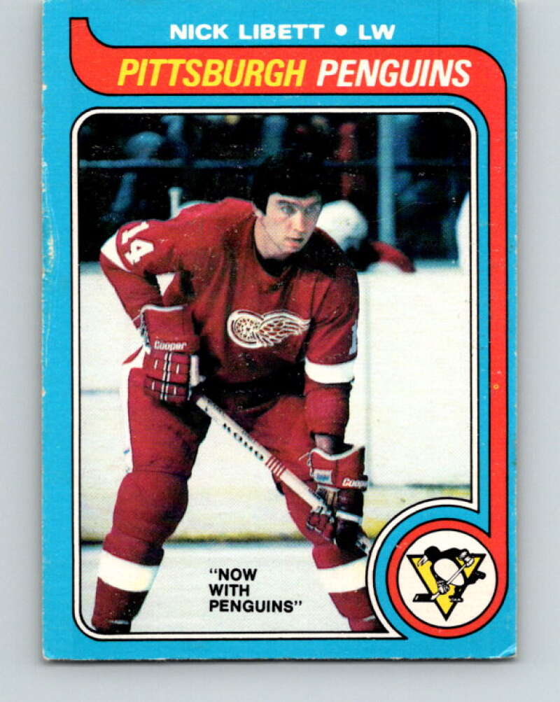 1979-80 O-Pee-Chee #198 Nick Libett Pittsburgh Penguins V18593