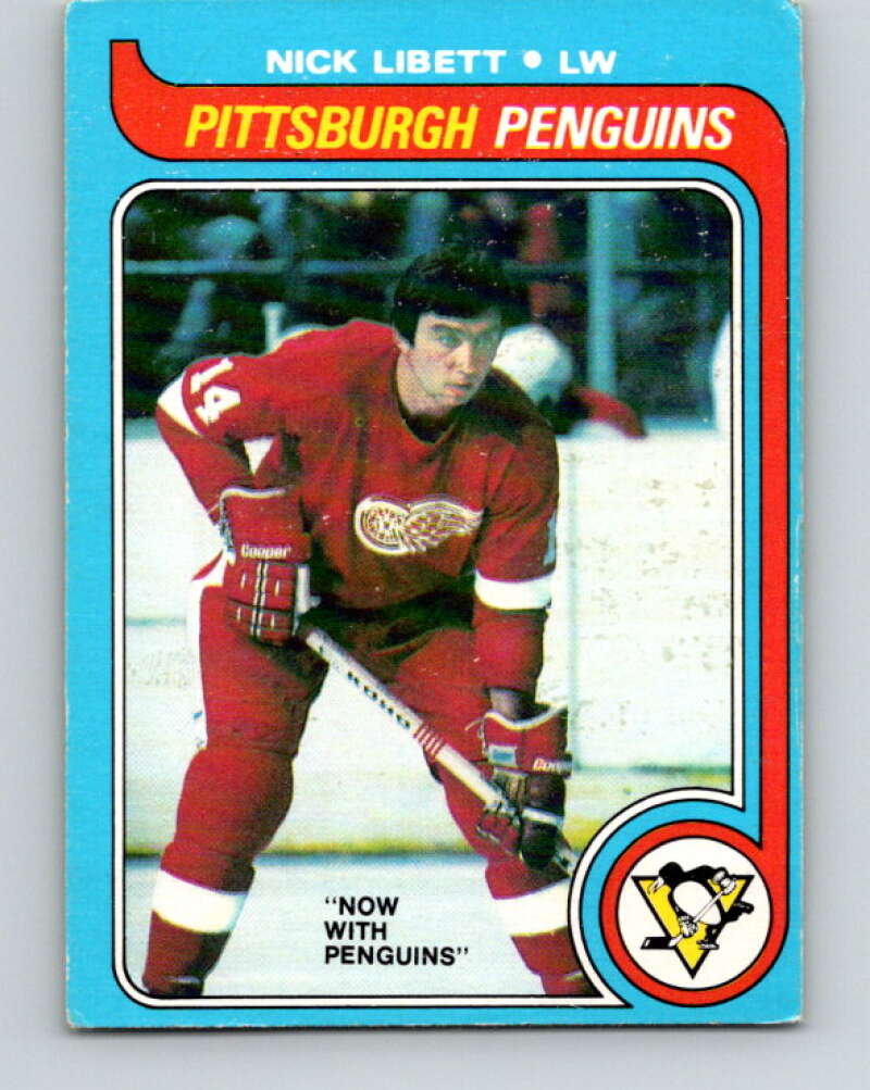 1979-80 O-Pee-Chee #198 Nick Libett Pittsburgh Penguins V18598