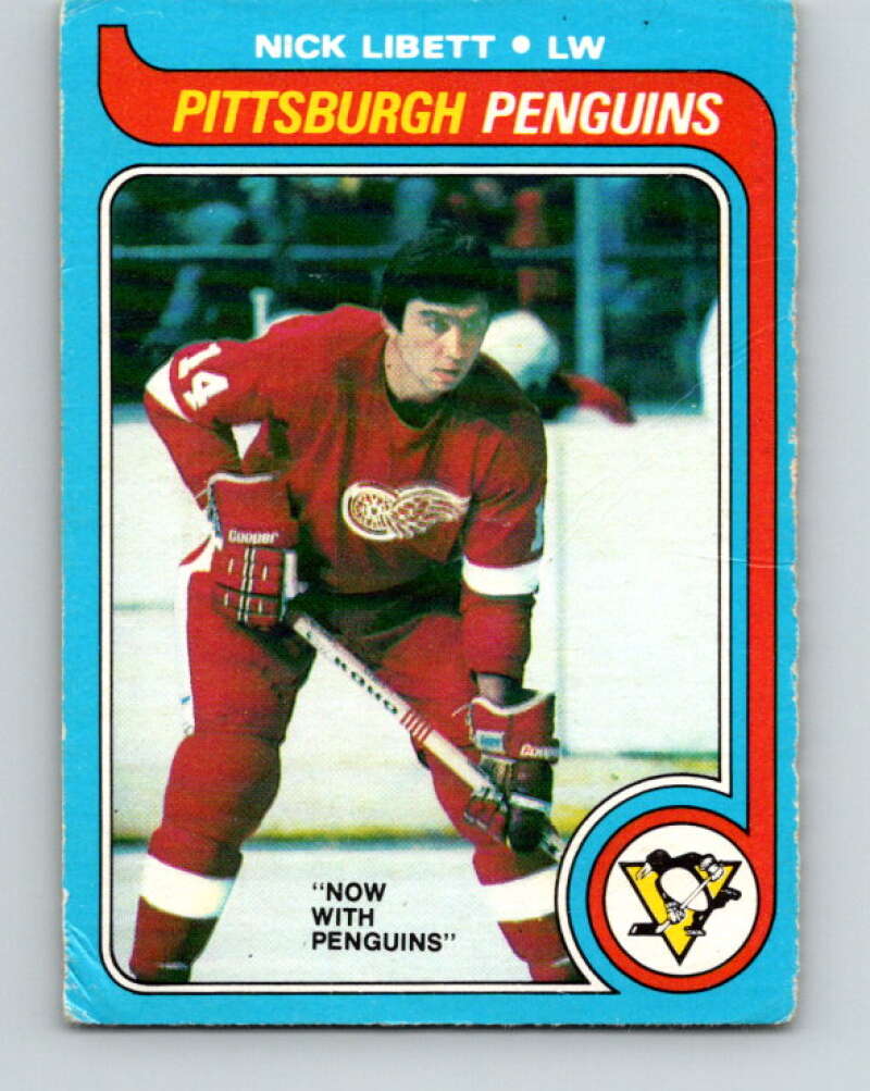 1979-80 O-Pee-Chee #198 Nick Libett Pittsburgh Penguins V18603