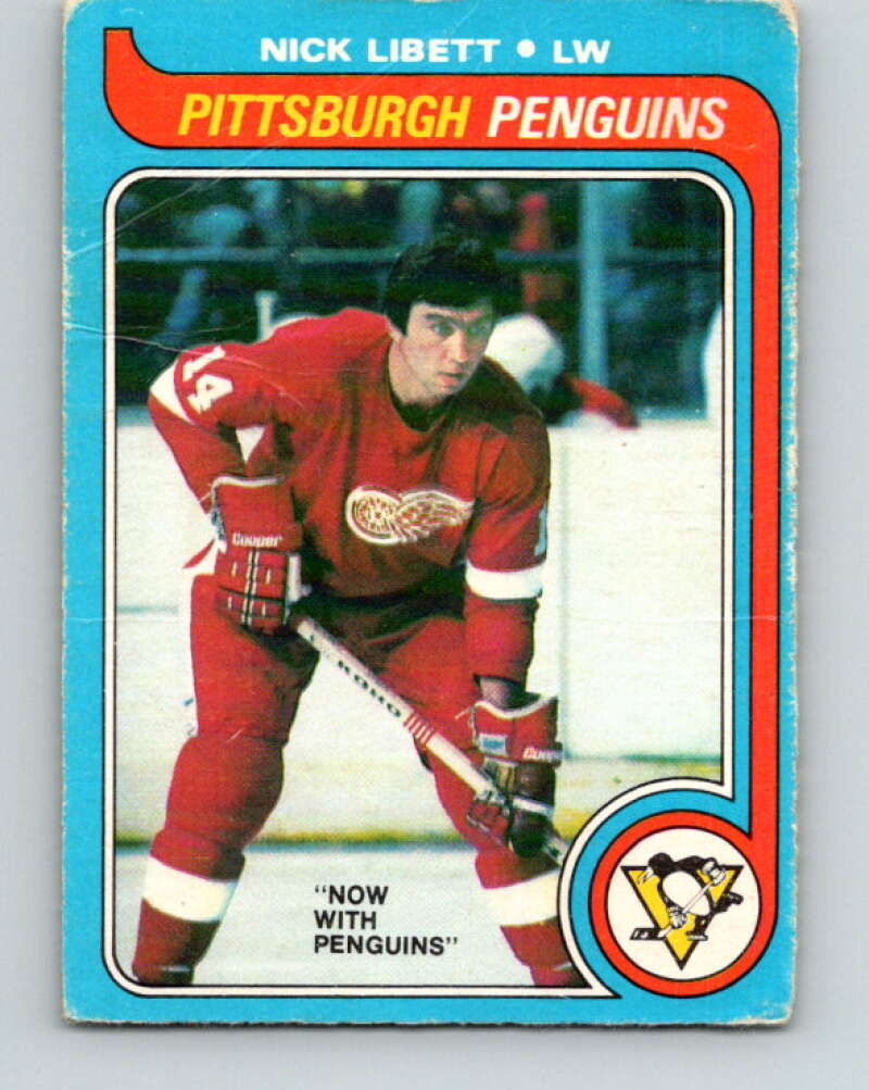 1979-80 O-Pee-Chee #198 Nick Libett Pittsburgh Penguins V18606