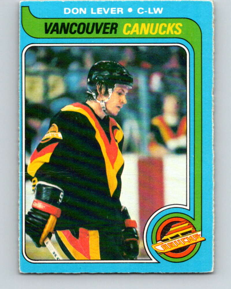 1979-80 O-Pee-Chee #203 Don Lever Vancouver Canucks V18660