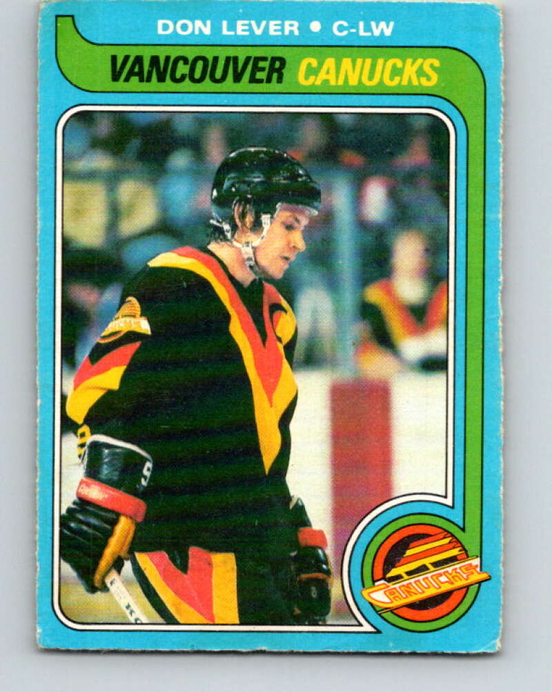 1979-80 O-Pee-Chee #203 Don Lever Vancouver Canucks V18666
